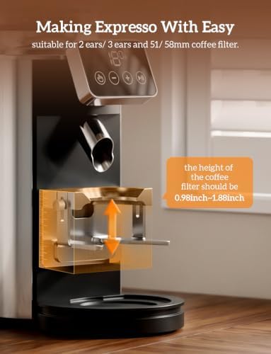 Neretva Stainless Steel Espresso Grinder, Silver