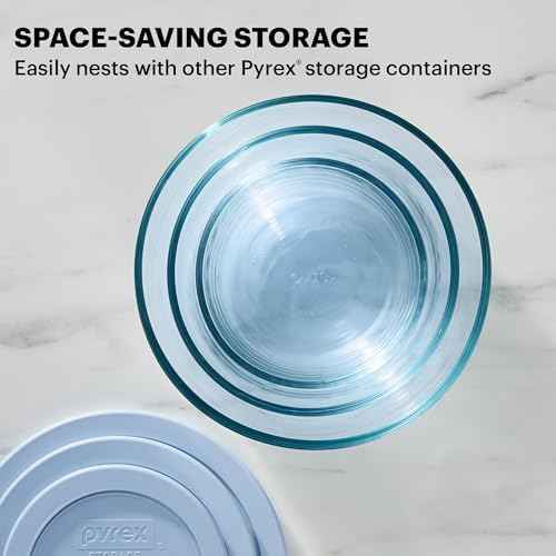 Pyrex Colors Tinted Food Storage Container Set, 12-Piece