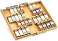 Bamboo Spice Drawer Organizer Expandable