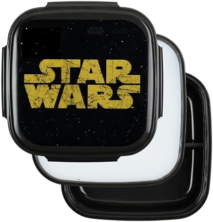 Yoobi x Star Wars Black Bento Box and Ice Pack, 3-Compartment