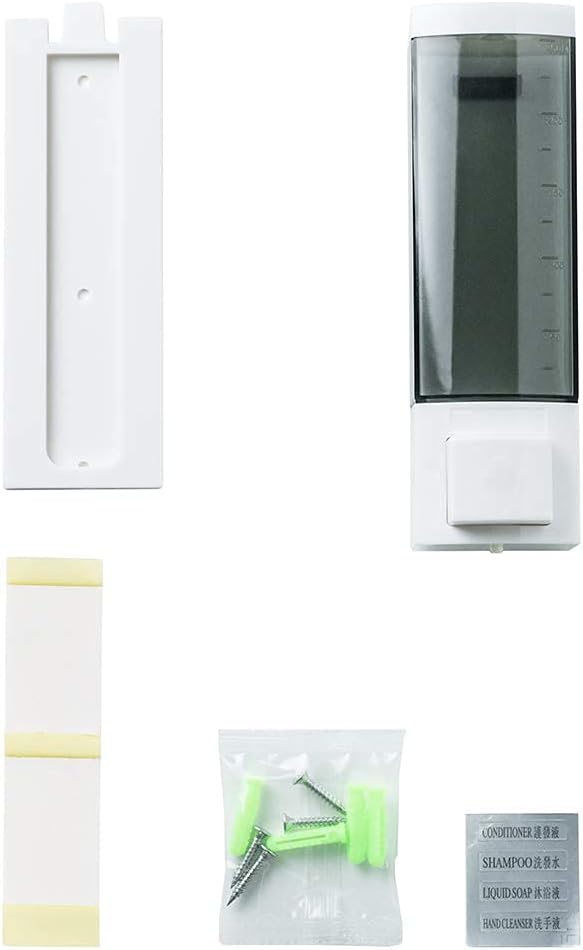 Soap Dispensers 250ml ABS Plastic Drill Free - Image 4