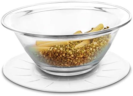 Silicone Bowl Cover, 8.7", White