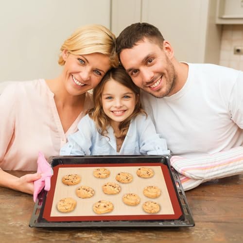 Silicone Baking Mats, 3-Pack, Nonstick Cookie Sheet