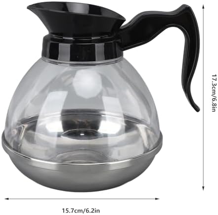 Coffee Carafe,12 Cup Coffee Maker Replacement Coffee Carafe1.2qt Abs