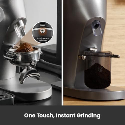 Gemilai G9010B Electric Burr Grinder, 60 Settings, Grey