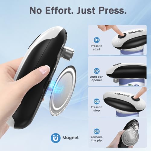 Rechargeable Electric Can Opener for Seniors/Kitchen,One Touch