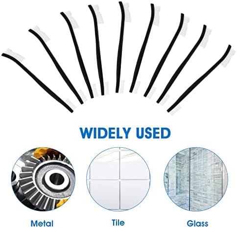 Abeillo 9-Piece Double-Ended Nylon Cleaning Brushes