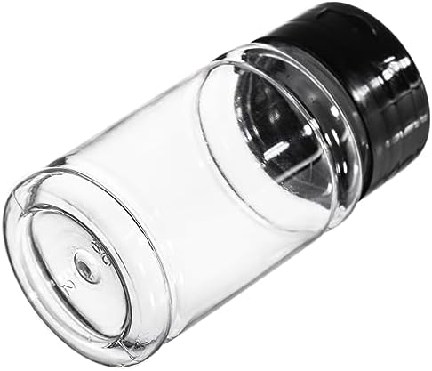 Tosnail 36 Pack 2.7 Oz Small Plastic Spice Bottles with Black Shaker