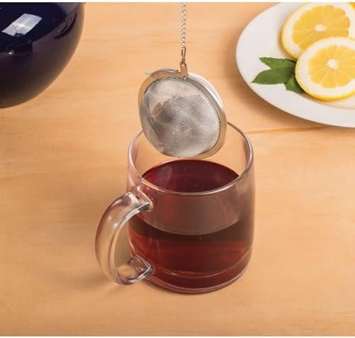 HIC Kitchen Mesh Ball Tea Infuser, 18/8 Stainless Steel Mesh, For