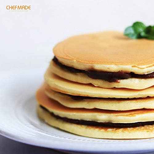CHEFMADE Crepe Pan with Bamboo Spreader, 8-Inch Non-Stick Pancake Pan