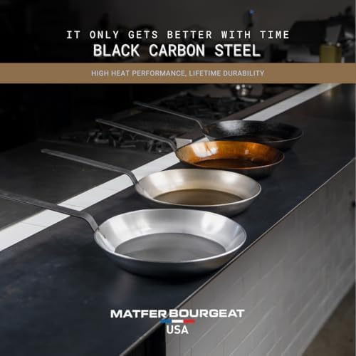 Matfer Bourgeat Black Carbon Steel Crêpe Pan, 7"