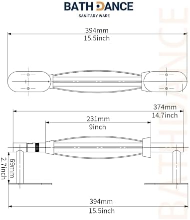 Under Cabinet Paper Towel Holder, One-Hand Operable, Silver