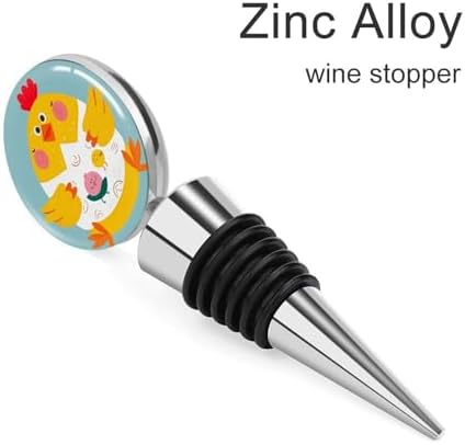 Funny Chick Wine Stopper Vacuum Alloy Wine Bottle Stopper Reusable