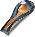 Spoon Rest for Stove Top, Ceramic Large 8.7 Inch Spoon Holder for