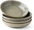 AmorArc 8.5’’ Ceramic Pasta Bowls Set of 4, 36oz Large Stoneware Bowls