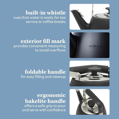 Sur La Table 2 QT Stainless Steel Tea Kettle