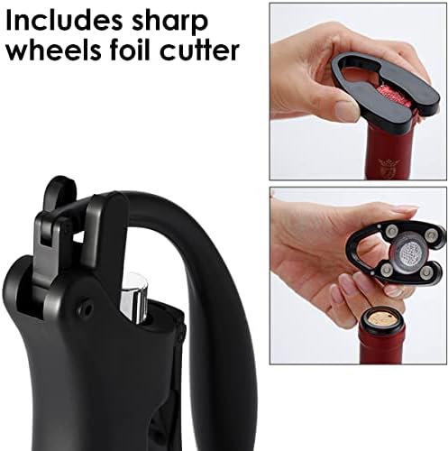 KEISSCO Compact Wine opener Vertical Lever Corkscrew Wine Bottle