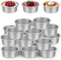 14 Pcs 4 Inch Cake Pan Set, Aluminum Mini Cake Pans, Solid Bottom
