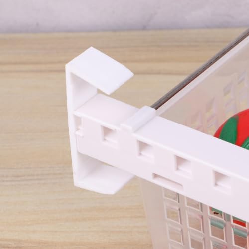 Telescopic Plastic Storage Basket for Fridge Egg Vegetable Organizer