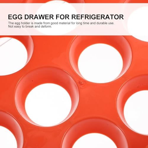 Egg Box Organizer with 32 Slots, Plastic Double Layer