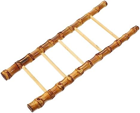 ARTIBETTER 4pcs Bamboo Ladder for Sashimi Arrangement Sashimi Plate