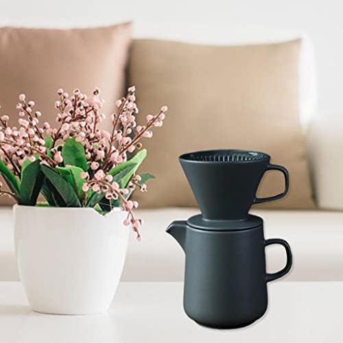 Green Ceramic Pour Over Coffee Maker Set