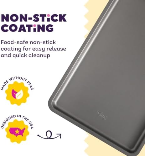 Wilton Silver Non-Stick Baking Sheet, Made Without PFAS