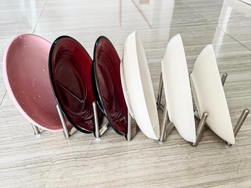 Pot Lid Organizer Pot Lid Holder Adjustable Pot Lid & Plate& Pans multipurpose Organizer Rack Holder Stainless Steel Dish Plate Drying Rack