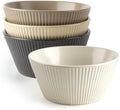 DOWAN 22 OZ Cereal Bowls Set of 4, Ceramic Soup Bowls for Cereal