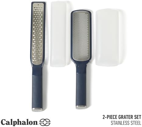 Calphalon Edge 2-Piece Stainless Steel Grater and Zester