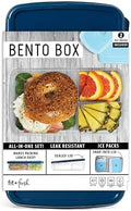 Fit & Fresh Bento Box Adult and Kids Lunch Box Container, Includes 2