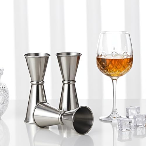 9 PCS Jigger for Bartending, 2oz,1oz Cocktail Jigger 304 Stainless