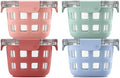 Ello Duraglass 2 Cup Glass Storage Containers, 4 Pack