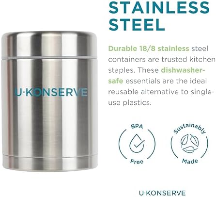 U Konserve 12 oz Insulated Stainless Steel Food Jar thermose