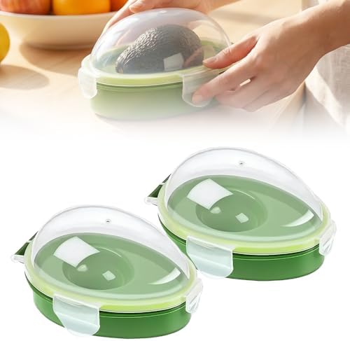 Avocados Saver Keeper Container for Fridge, Reusable Avocado Holder to