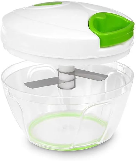 Manual Food Processor - Efficient Mini Pull Chopper, Hand Food Chopper