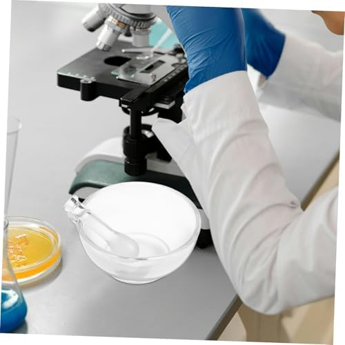 Glass Pestle and Bowl Set with Non Slip Base for Laboratory