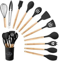 Silicone Cooking Utensils Set, 12Pcs Large Heat Resistant Kitchen