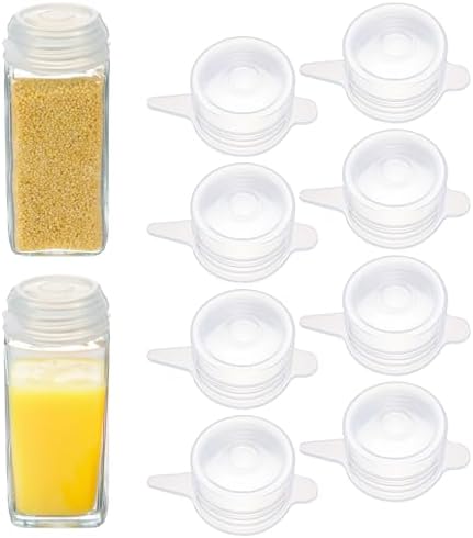 8 Pack 1.6 Inch Silicone Stretch Lids for Can Covers