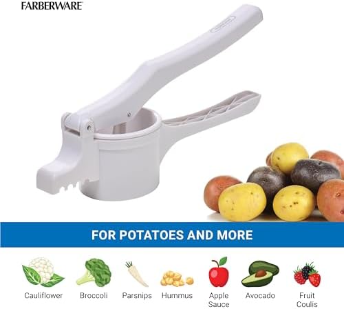 Farberware Professional Potato Ricer with 3 Stainless Steel Discs and
