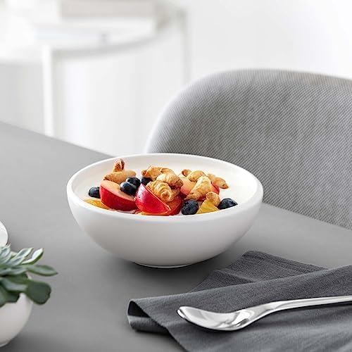 Villeroy & Boch NewMoon 12 Piece Dinnerware Set, White, Service for 4
