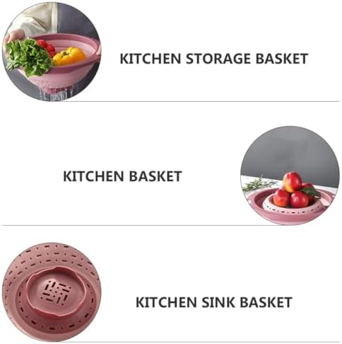 BESPORTBLE Telescopic Foldable Drain Basket Kitchen Strainer Fruit