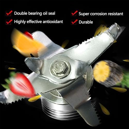 Countertop Smoothie Blender with Sound Enclosure, LCD Touch Screen