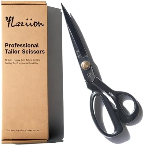 YLaziion 10-Inch Professional Tailor Scissors, Heavy-Duty Fabric