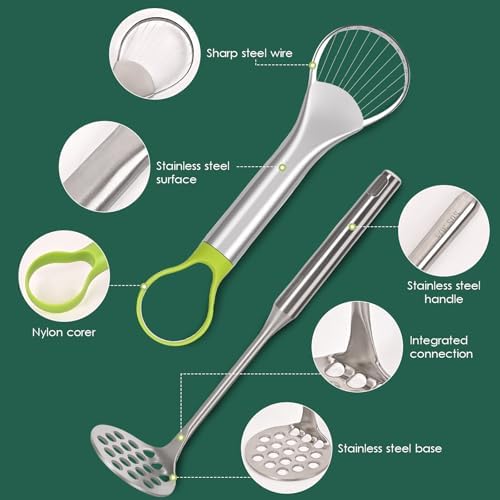 Stainless Steel Avocado Slicer and Smasher