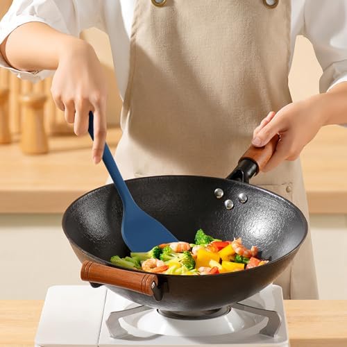 MOACC Silicone Kitchen Cooking Utensils Set: Heat Resistant 13inch