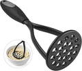 KSENDALO Potato Masher, Thick Nylon Blade Non-Scratch Masher