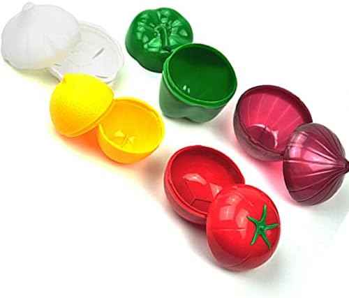 Vegetable and Fruit Storage Containers, 5 Pcs, BPA Free