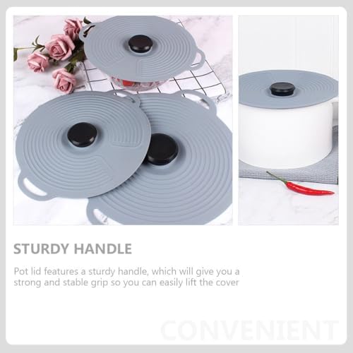 Silicone Universal Lid for Pots and Bowls, 12.6 x 11 Inches