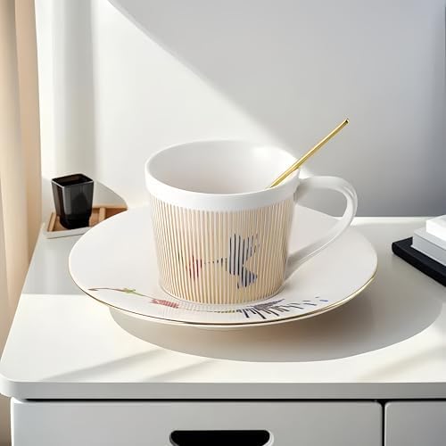 Old Craftsmen's Coffee Cup and Saucer Sets 8.45oz Unique Dynamic